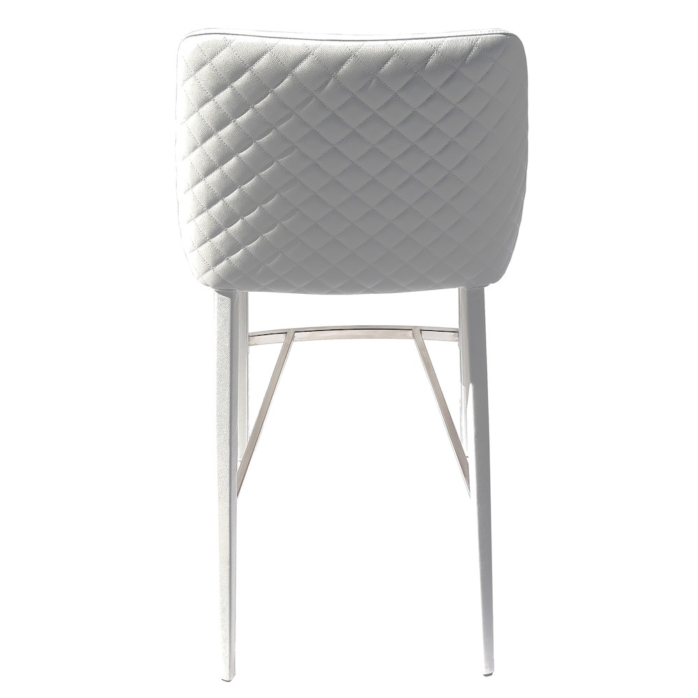 Polly Barstool White. Picture 2