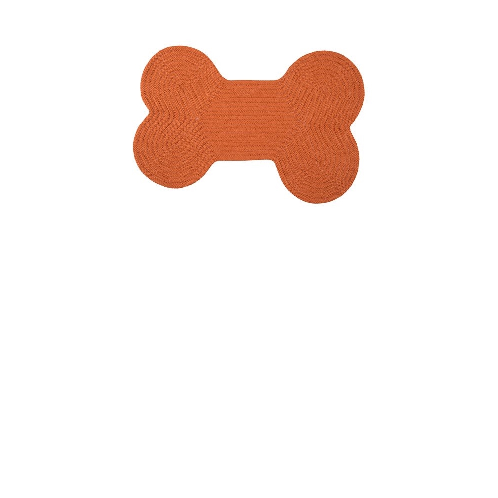 Dog Bone Solid - Orange 18"x30". Picture 1