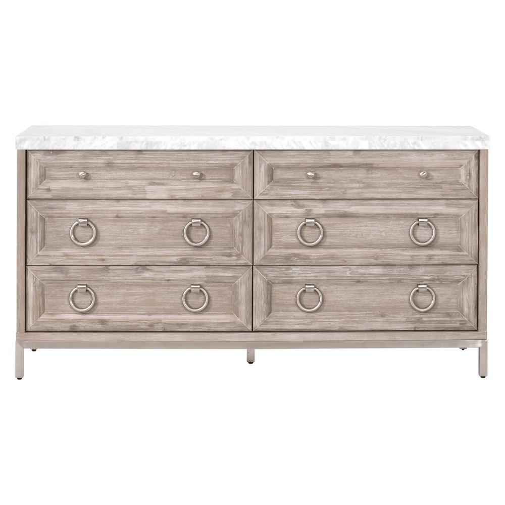Azure Carrera 6-Drawer Double Dresser. Picture 1