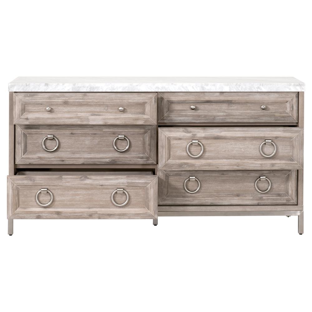 Azure Carrera 6-Drawer Double Dresser. Picture 2