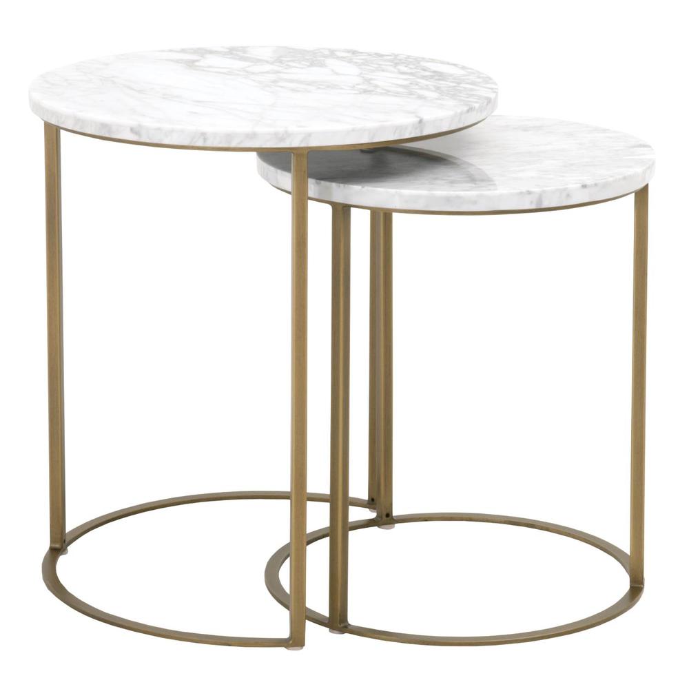 Carrera Round Nesting Accent Table. Picture 1