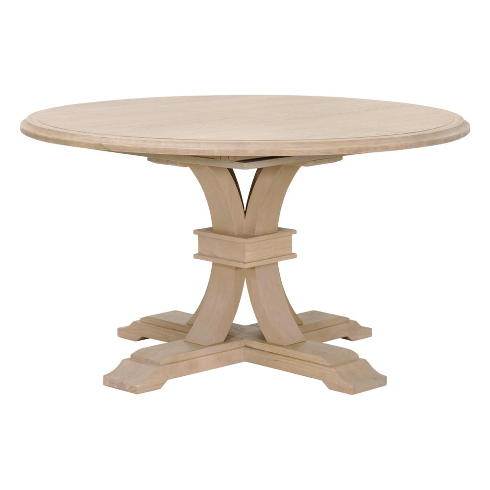 Devon 54" Round Extension Dining Table. Picture 4