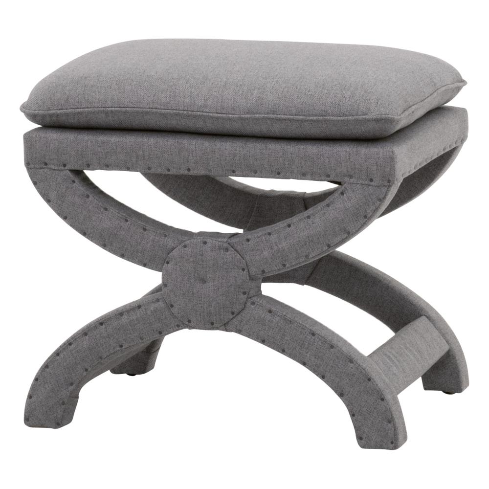 Gaston Ottoman in Early Gray. Picture 2