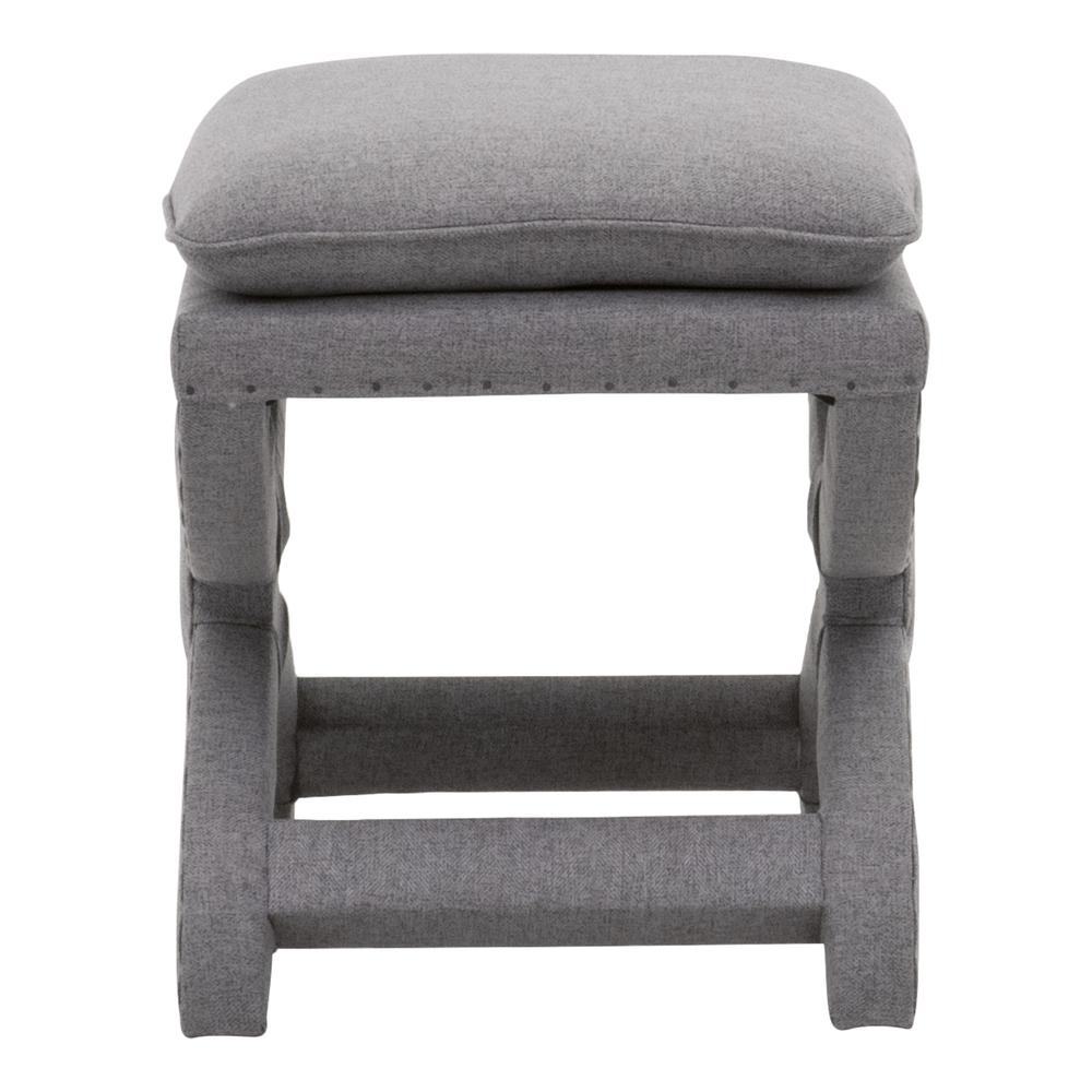 Gaston Ottoman in Early Gray. Picture 3