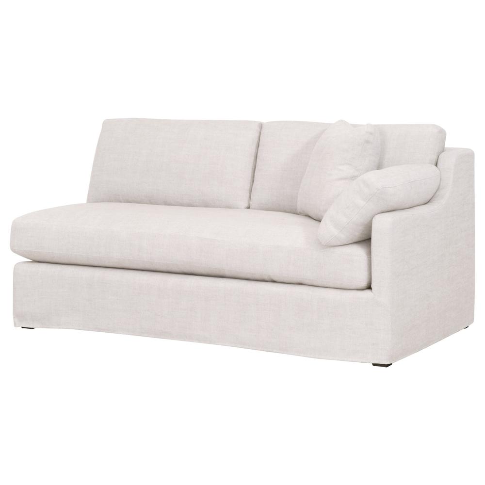 Lena Modular Slope Arm Slipcover 2-Seat Right Arm Sofa. Picture 2