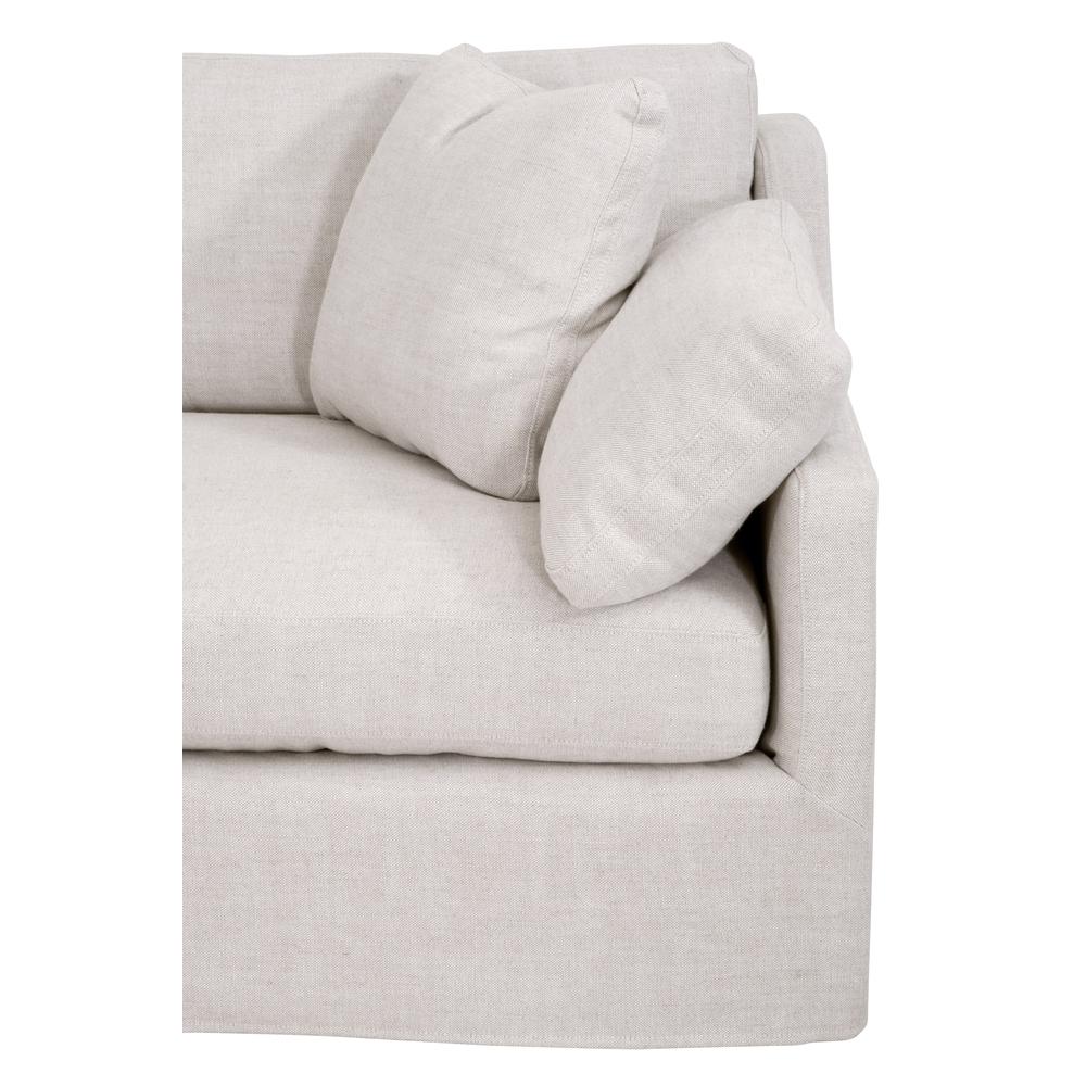 Lena Modular Slope Arm Slipcover 2-Seat Right Arm Sofa. Picture 6