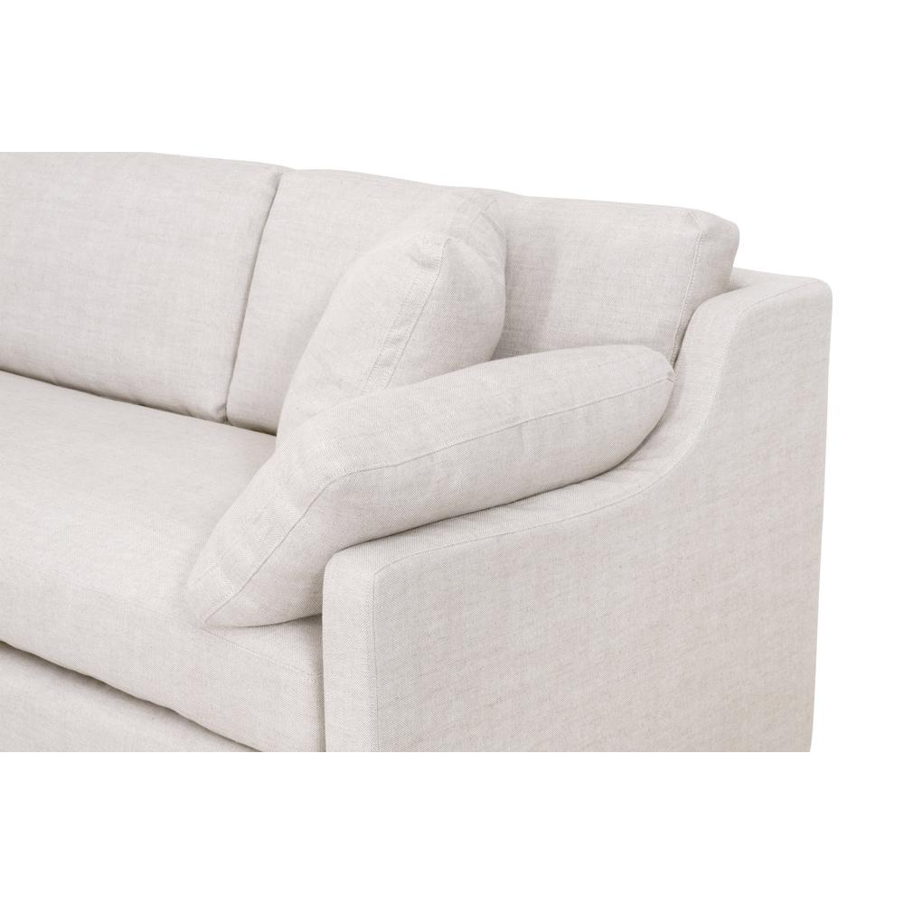 Lena Modular Slope Arm Slipcover 2-Seat Right Arm Sofa. Picture 7