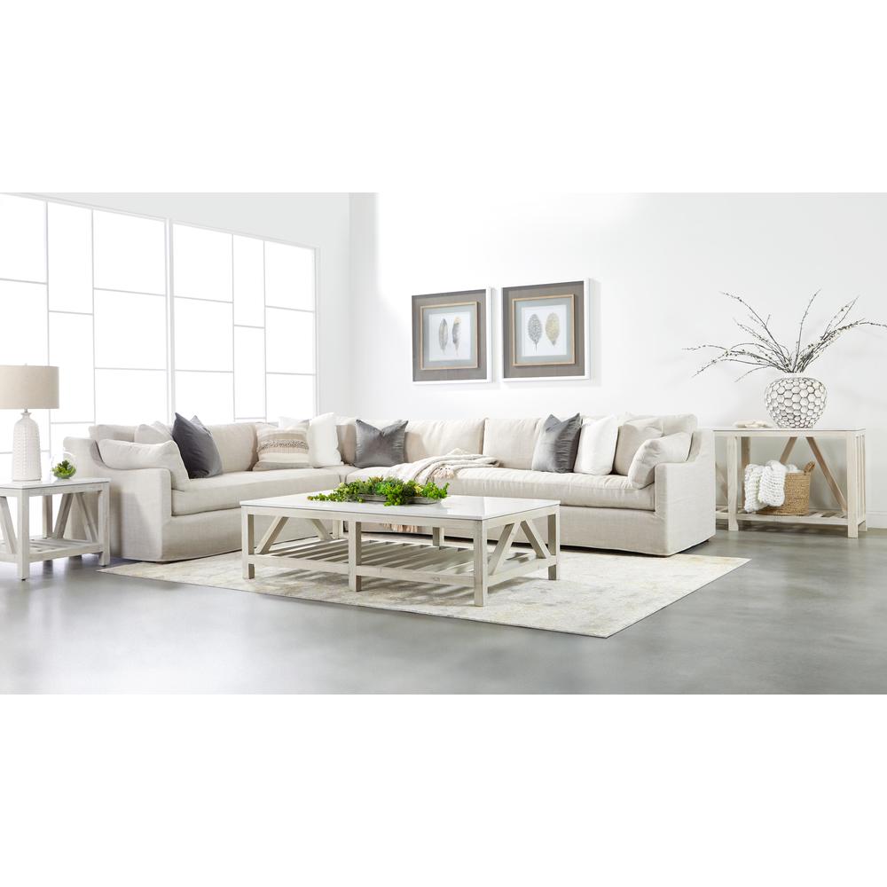 Lena Modular Slope Arm Slipcover 2-Seat Right Arm Sofa. Picture 10