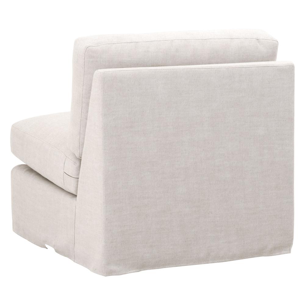Lena Modular Slope Arm Slipcover 1-Seat Armless Chair. Picture 4