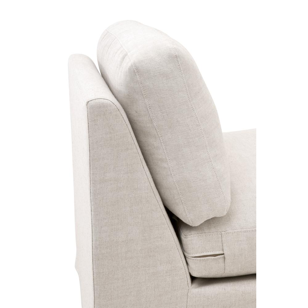 Lena Modular Slope Arm Slipcover 1-Seat Armless Chair. Picture 7