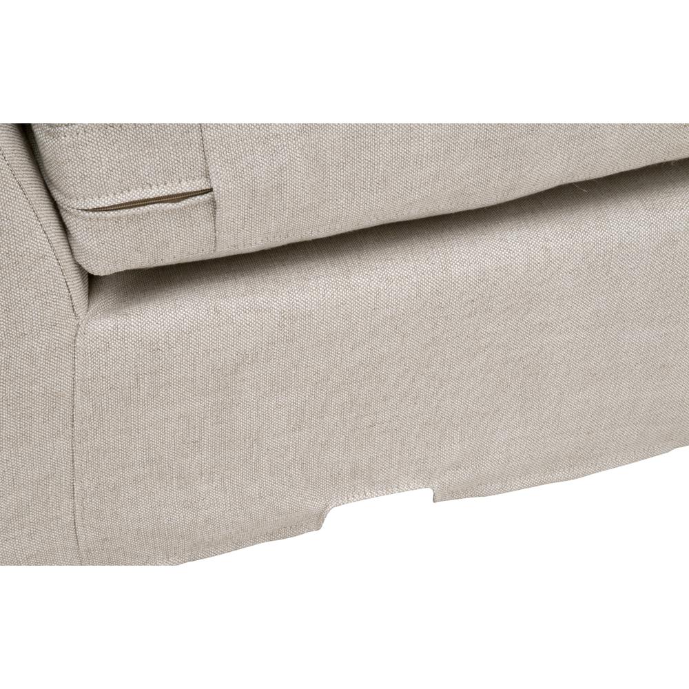 Lena Modular Slope Arm Slipcover 1-Seat Armless Chair. Picture 9