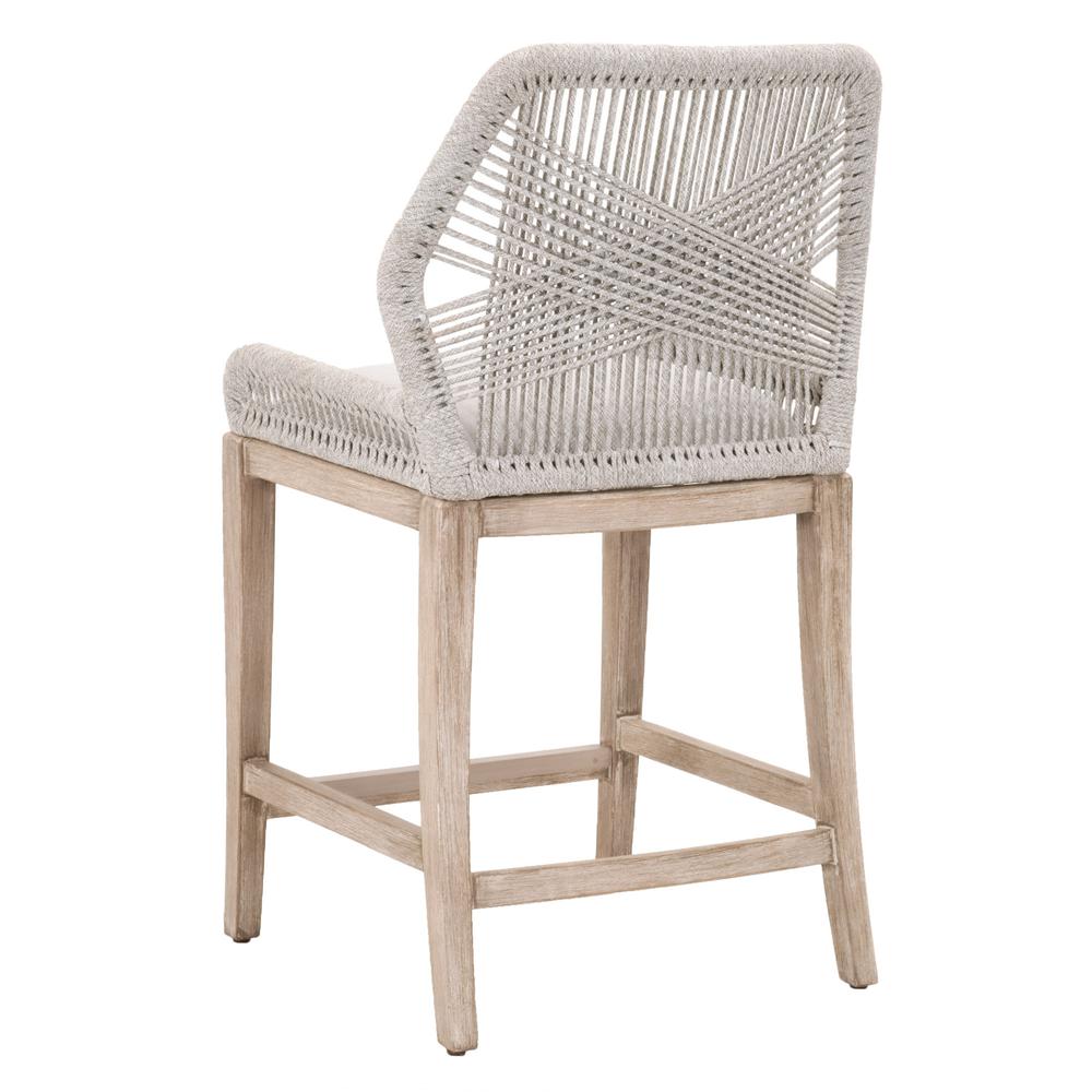 Natural Gray Woven Rope Counter Stool, Belen Kox. Picture 4