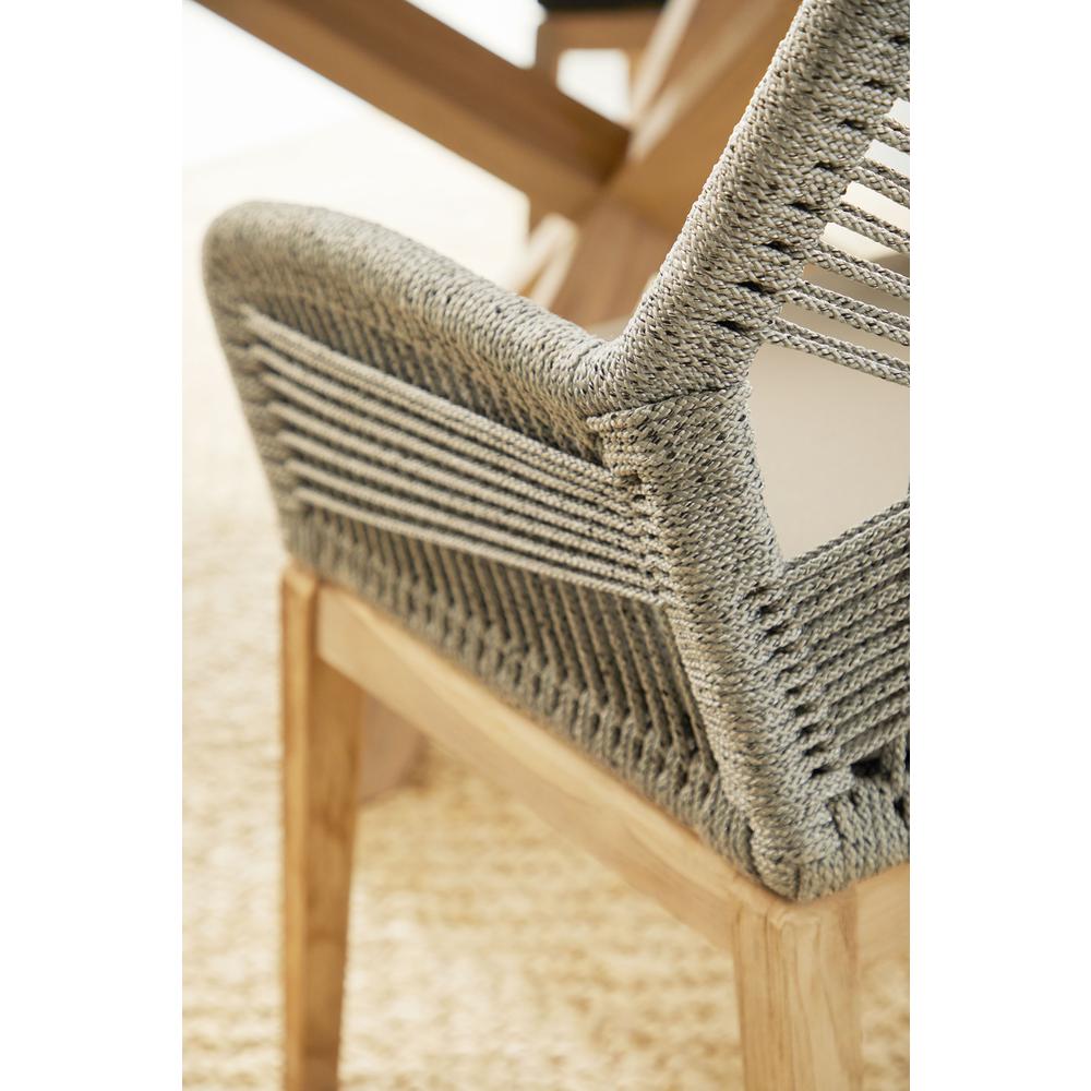 Loom Outdoor Dining Arm Chair, Set of 2. Picture 10