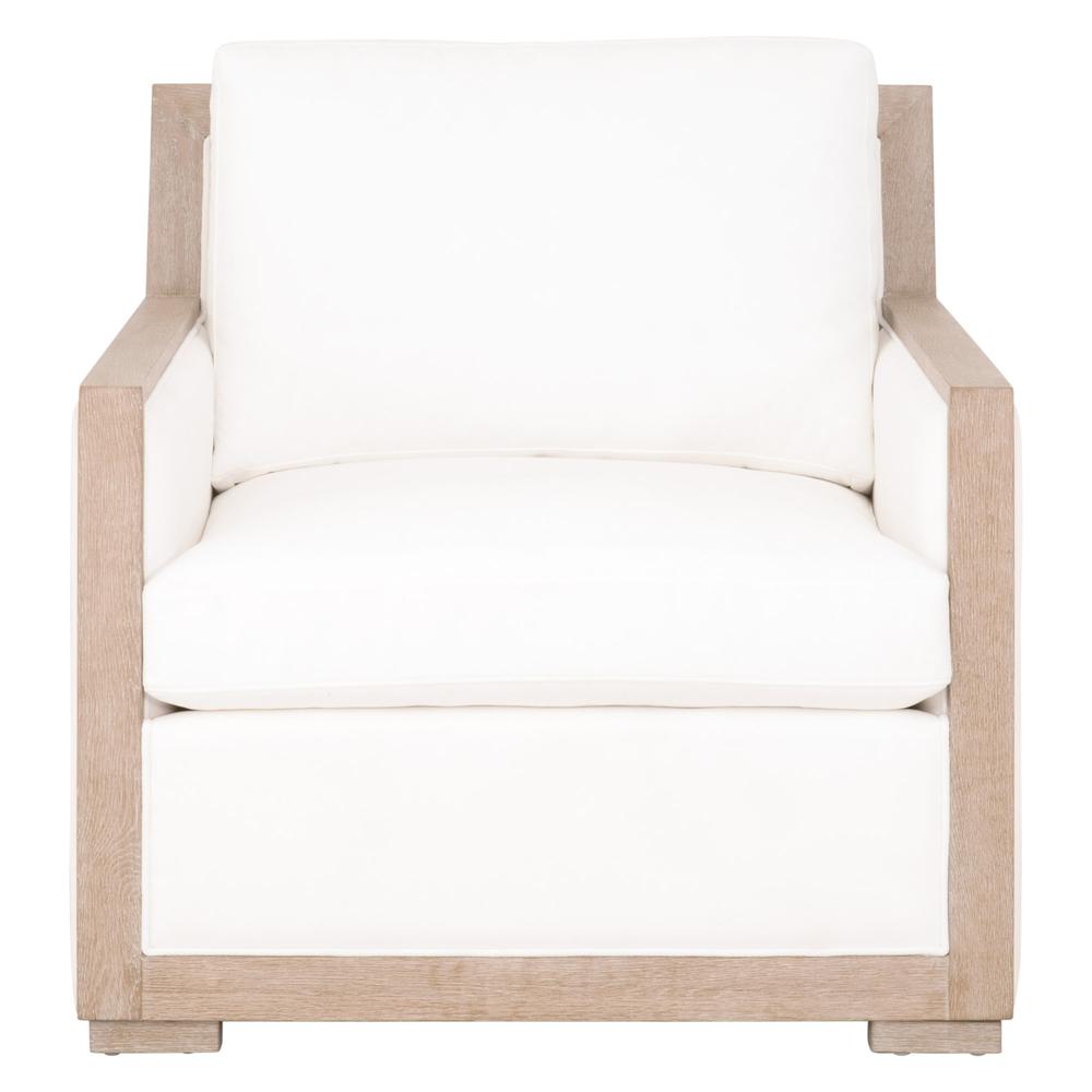 Manhattan Wood Trim Sofa Chair. Picture 1