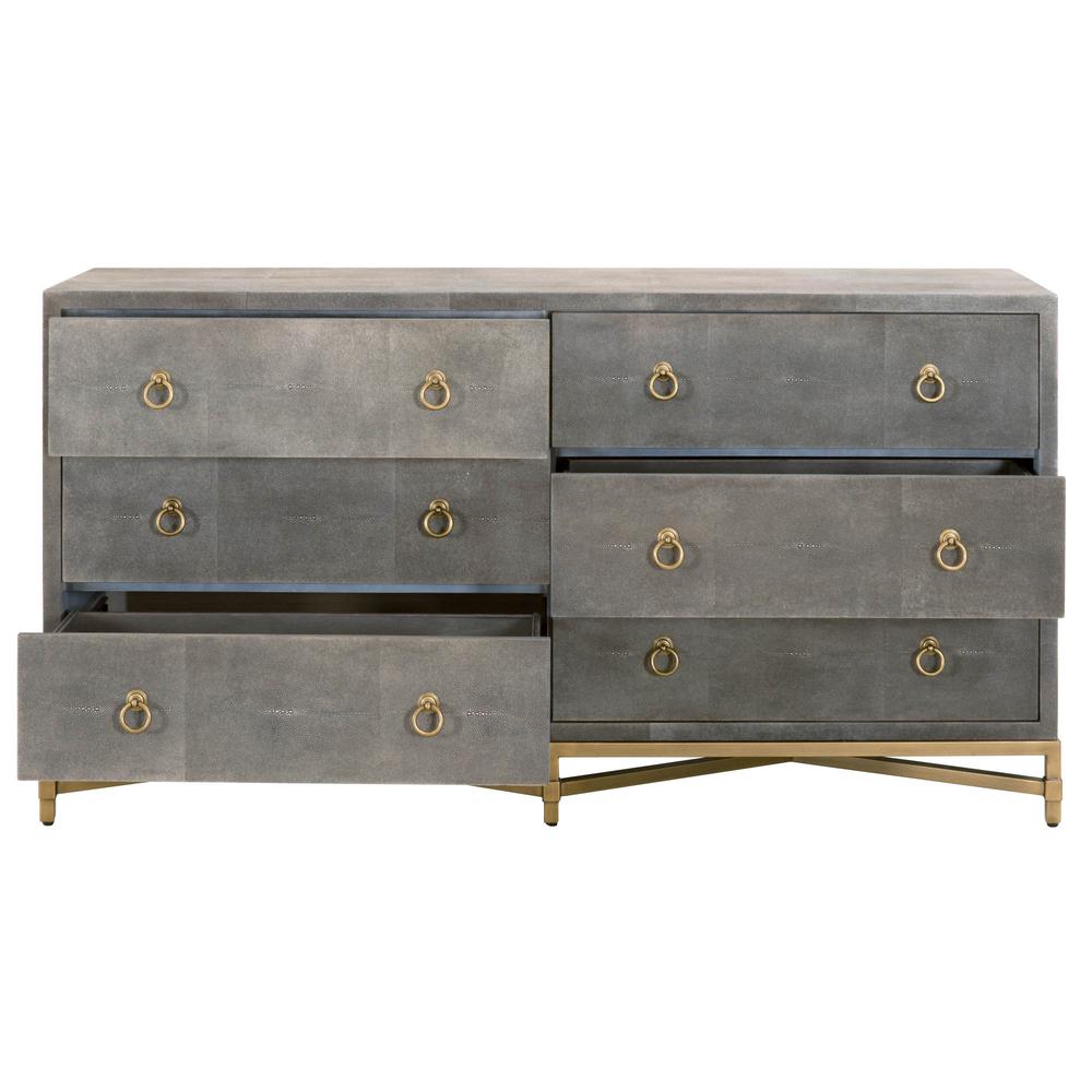 Strand Shagreen 6-Drawer Double Dresser. Picture 2