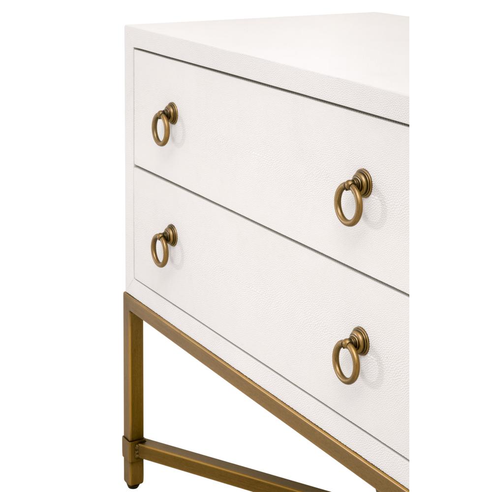 Strand Shagreen 2-Drawer Nightstand. Picture 2