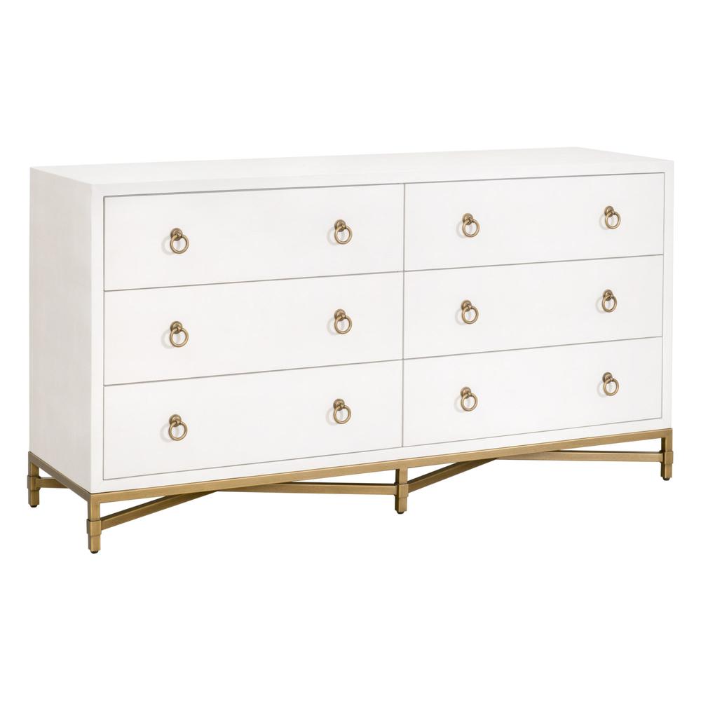 Strand Shagreen 6-Drawer Double Dresser. Picture 7