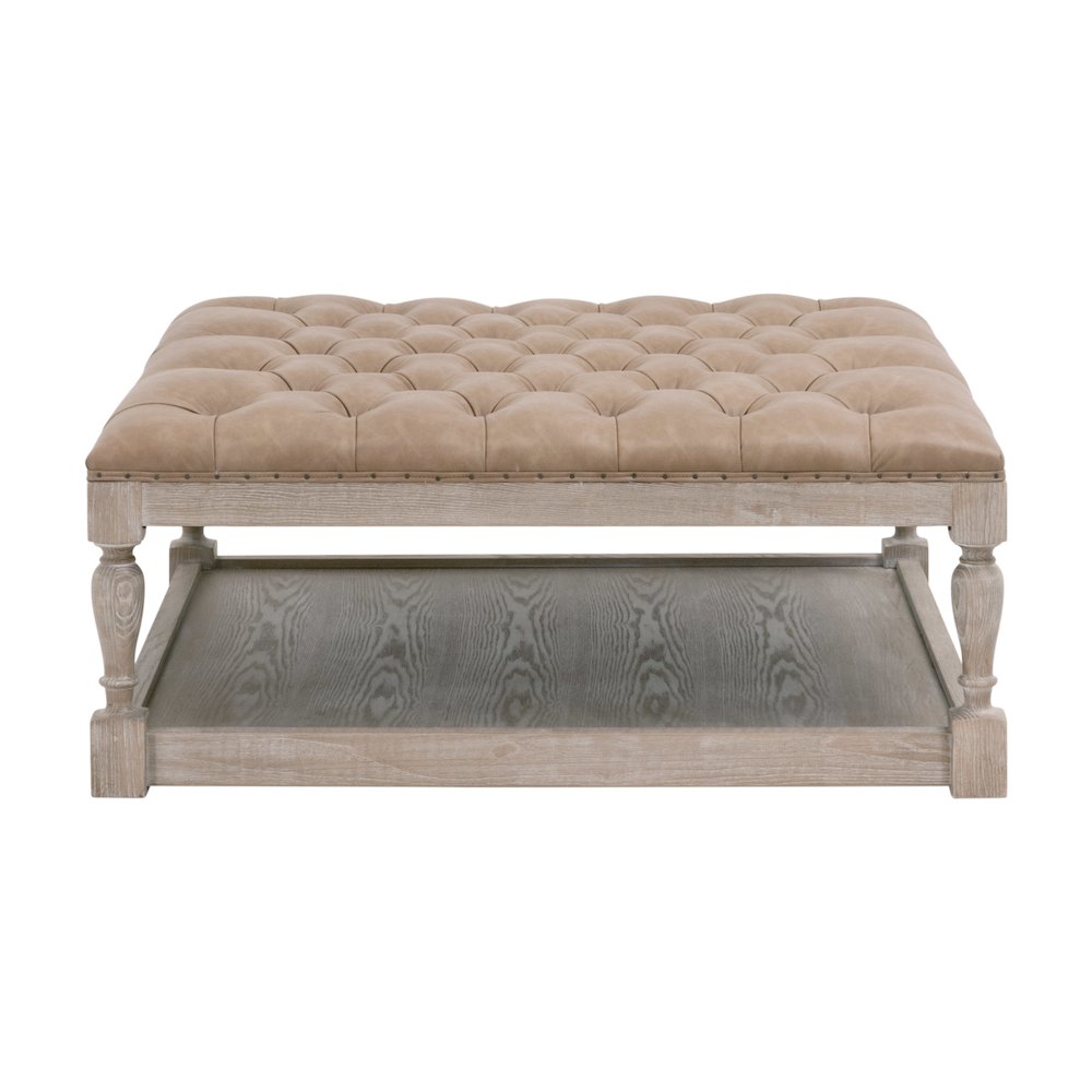 Essentials For Living Townsend Tufted Upholstered Coffee Table. Picture 1