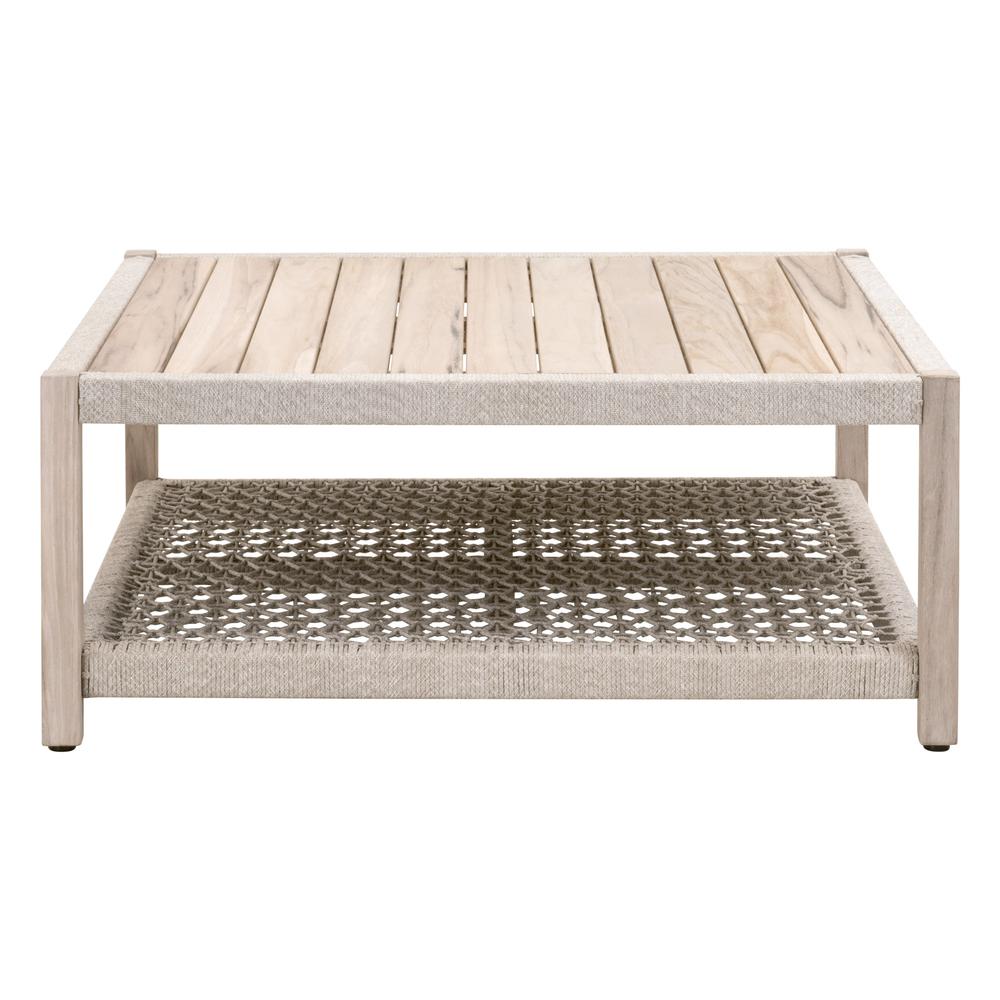 Wrap Outdoor Square Coffee Table. Picture 1
