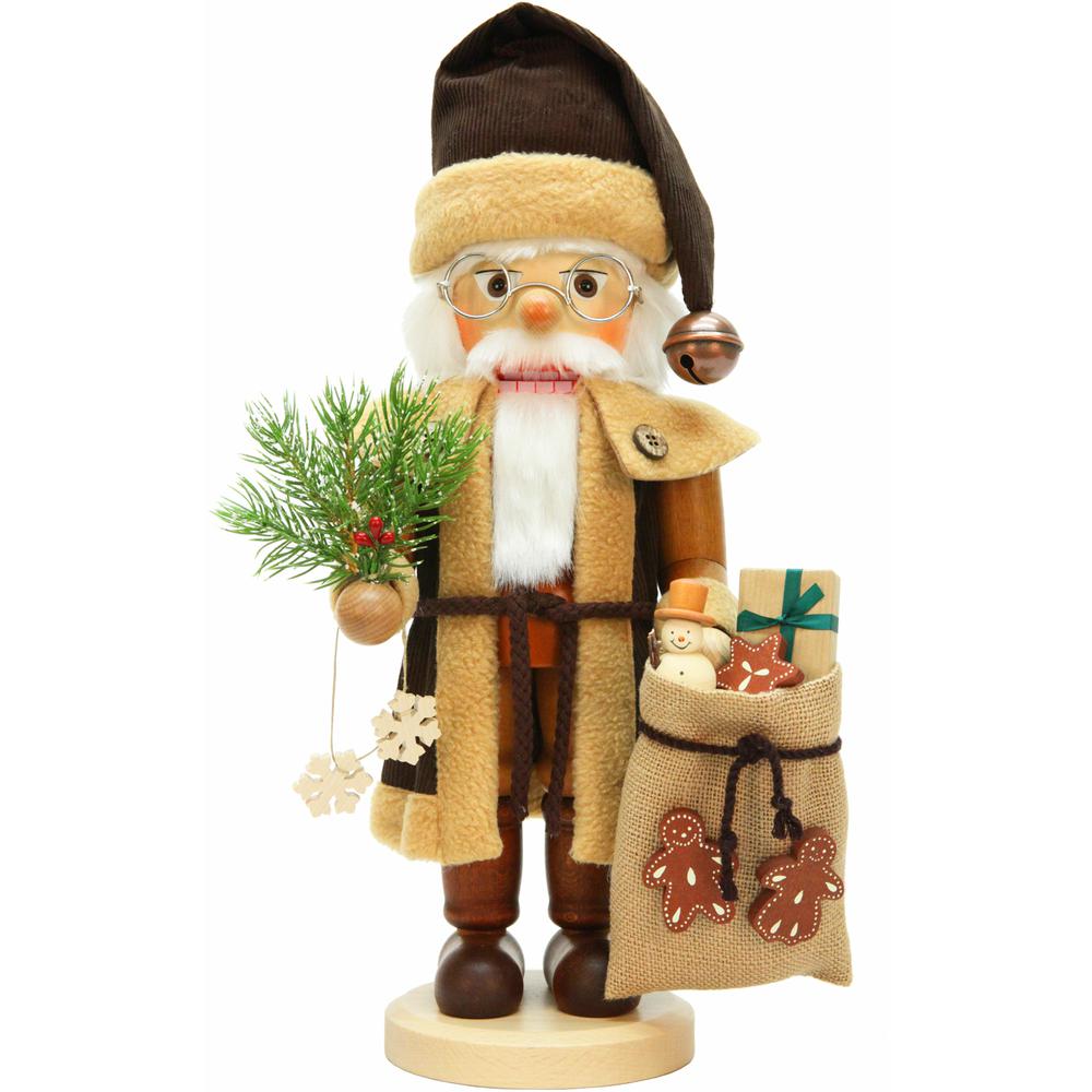Christian Ulbricht Nutcracker - Santa (Natural) - 15.75"H x 9.5"W x 7"D. Picture 1