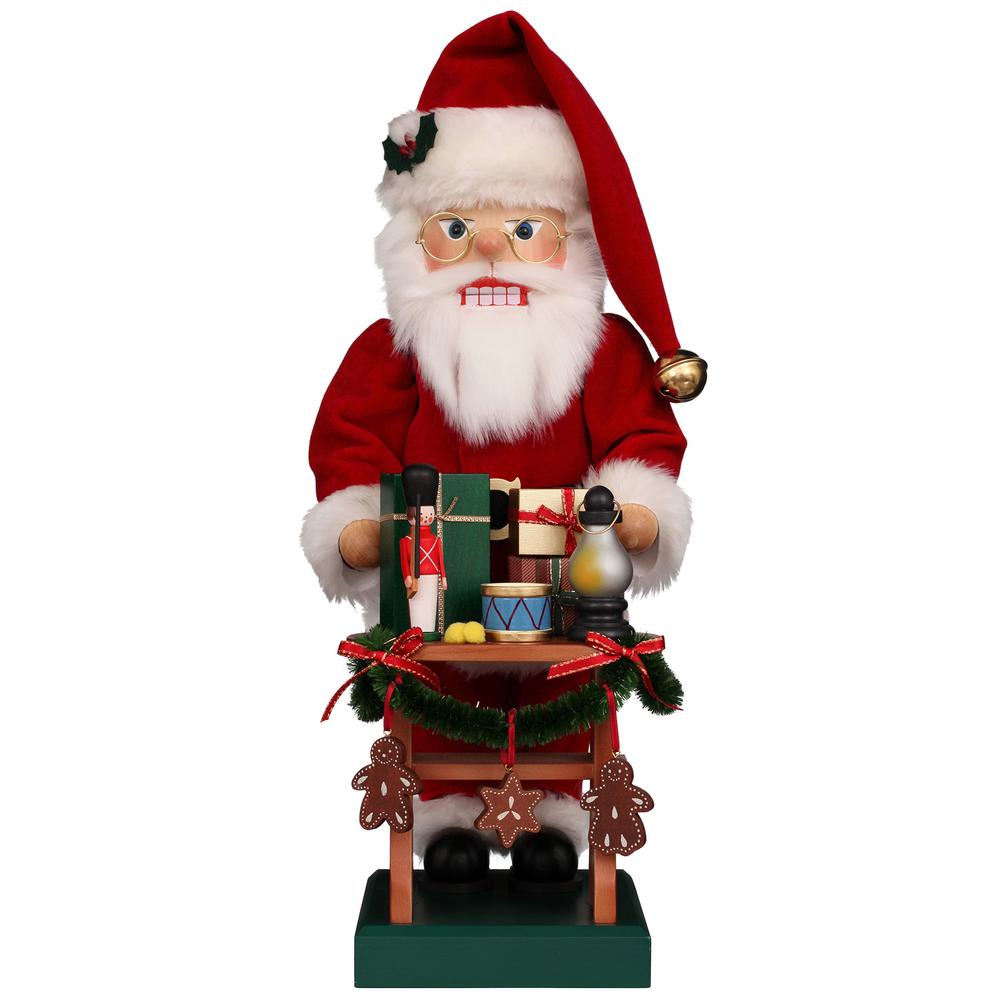 Christian Ulbricht Nutcracker - Santa Gift Giver - 21"H x 10"W x 10"D. Picture 1
