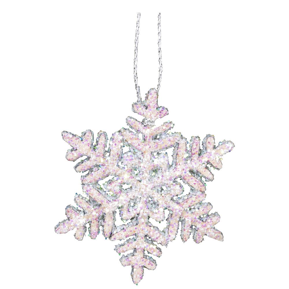 Christian Ulbricht Ornament - Snowflake - 1.75"H x 1.75"W x .1"D. Picture 1