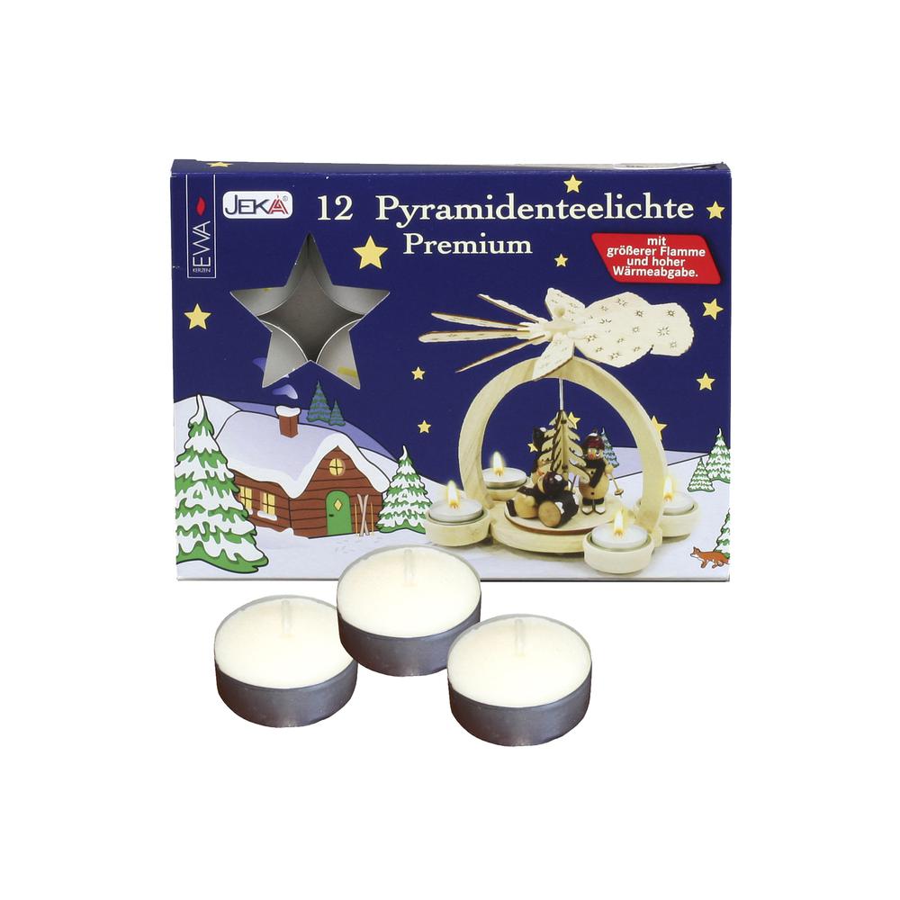 German Tea Lights (Pack of 12) FOIL HOLDER. Picture 1