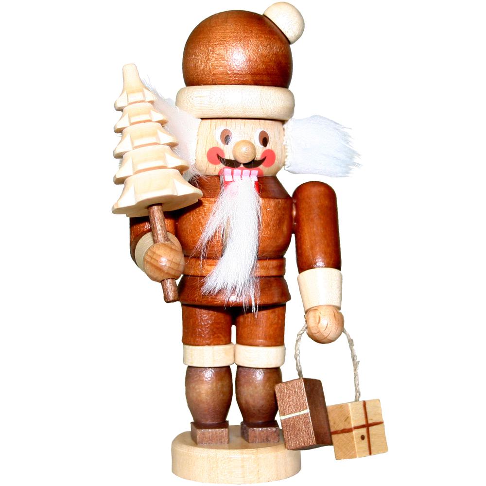 Christian Ulbricht Mini Nutcracker - Santa - 4"H x 2.25"W x 2"D. Picture 1