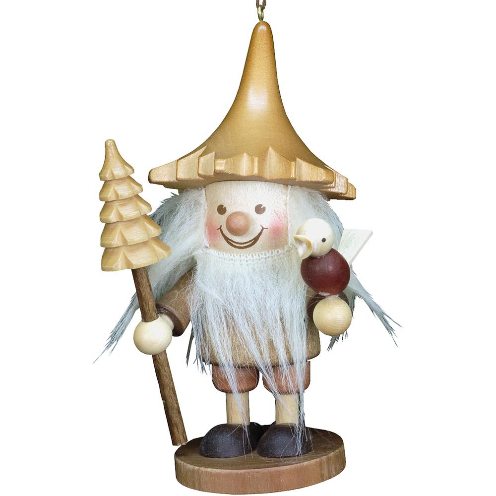 Christian Ulbricht Ornament - Forest Gnome - 5"H x 2.5"W x 2.25"D. Picture 1