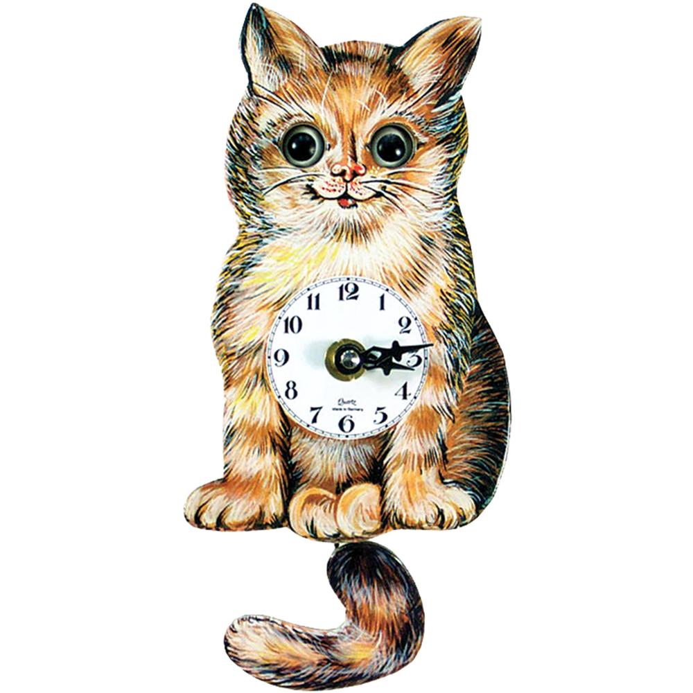 Engstler Battery-operated Clock - Mini Size - 5.5"H x 3.5"W x 1.5"D. Picture 1