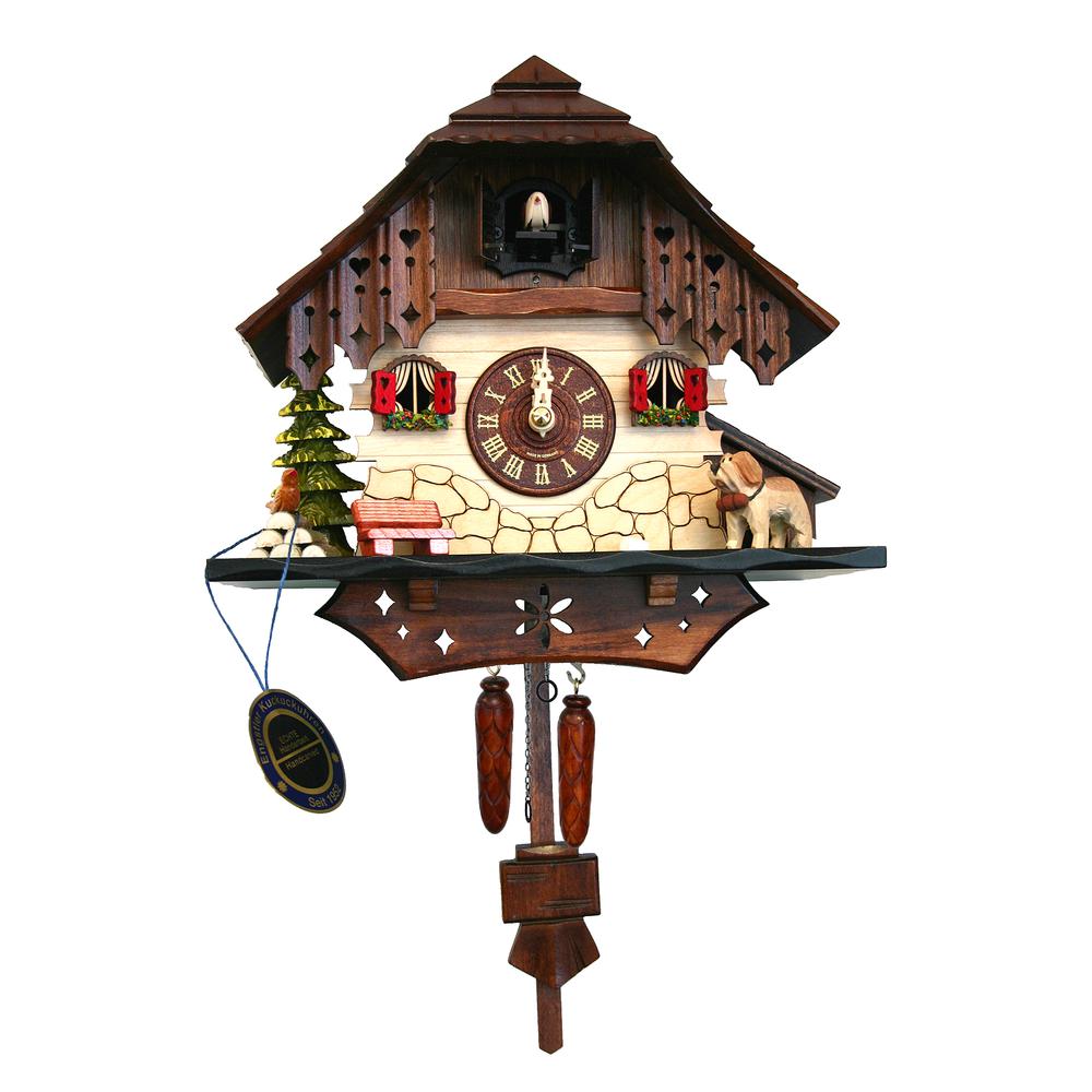 Engstler Battery-operated Cuckoo Clock - Full Size - 13"H x 10"W x 6"D. Picture 1