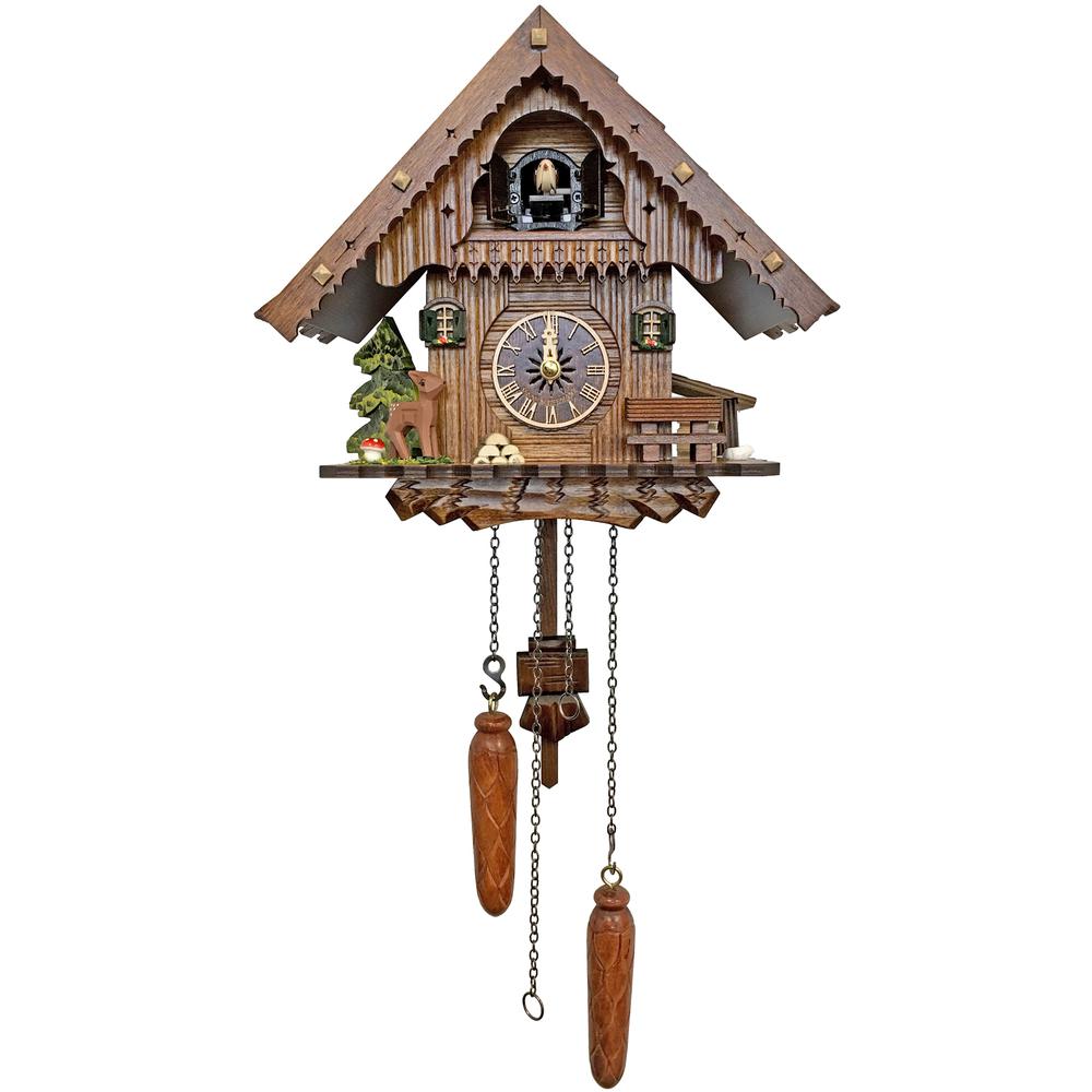 Engstler Battery-operated Cuckoo Clock - Full Size - - 9"H x 10"W x 6"D. Picture 1