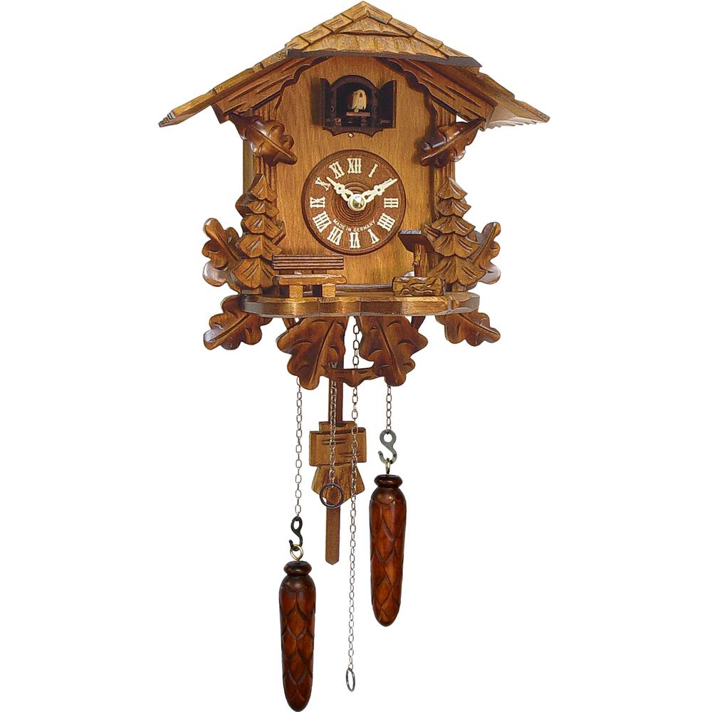 Engstler Battery-operated Cuckoo Clock - Full Size - 10.5"H x 9.75"W x 6"D. Picture 1
