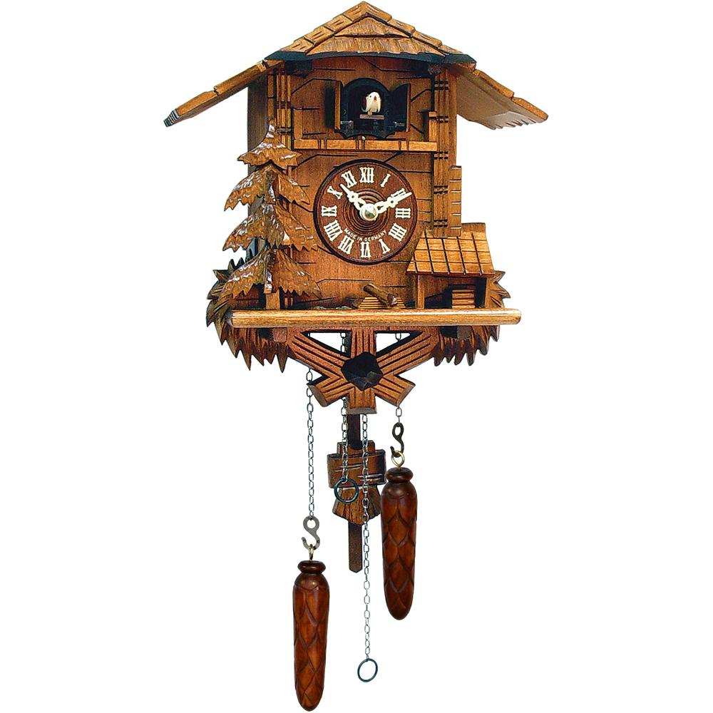 Engstler Battery-operated Cuckoo Clock - Full Size - 11"H x 10.75"W x 6.25"D. The main picture.