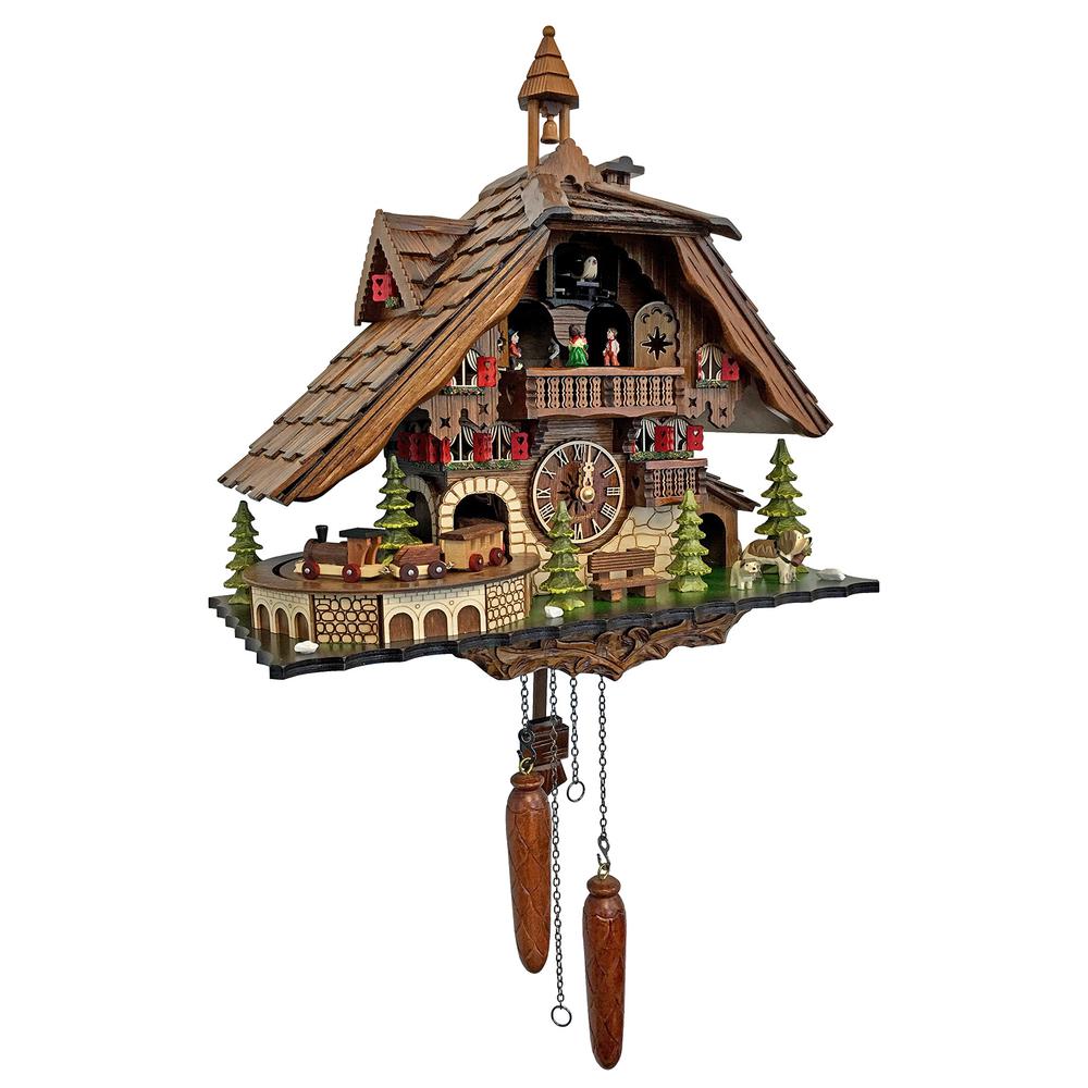 Engstler Battery-operated Cuckoo Clock - Full Size - 13"H x 16"W x 8"D. Picture 1