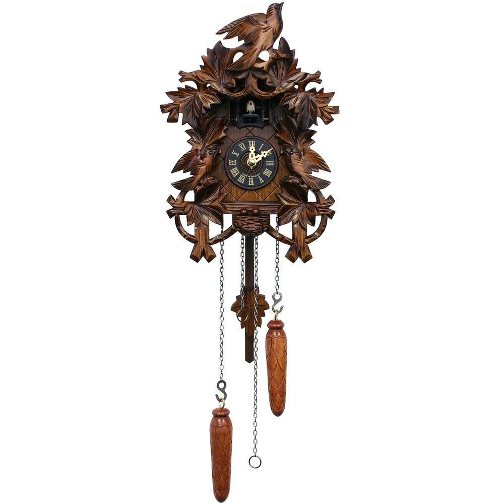 Engstler Battery-operated Cuckoo Clock - Full Size - 9.25"H x 7.5"W x 6"D. Picture 1