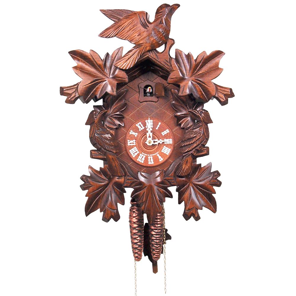 Engstler Weight-driven Cuckoo Clock - Full Size - 14"H x 9.5"W x 6"D. Picture 1