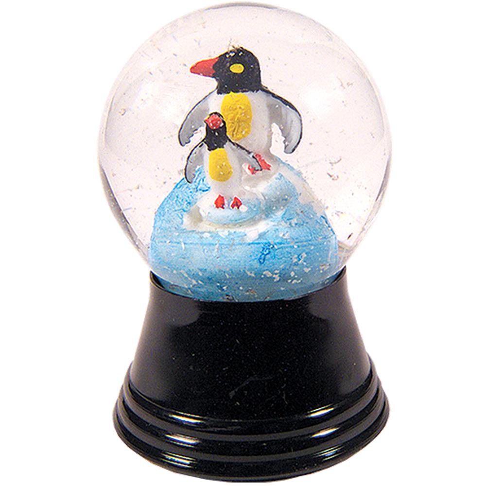 Perzy Snowglobe, Small Penguin - 2.5"H x 1.5"W x 1.5"D. Picture 1