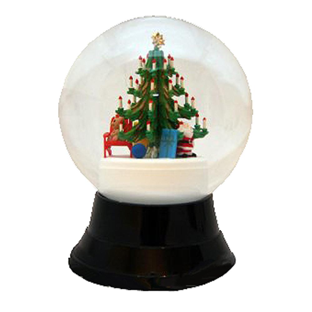 Perzy Snowglobe, Large Christmas Tree - 7"H x 4.75"W x 4.75"D. Picture 1