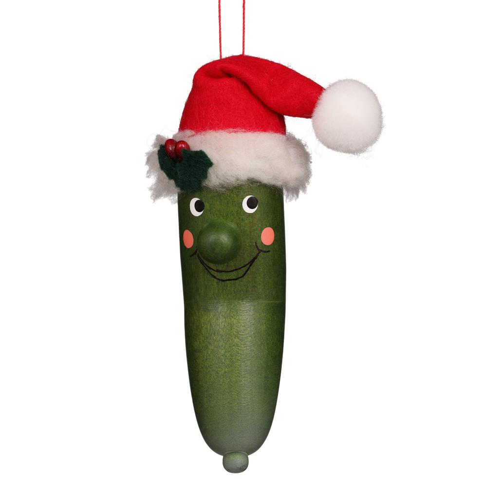 Christian Ulbricht Ornament - Pickle - 5"H x 1"W x 2"D. Picture 1