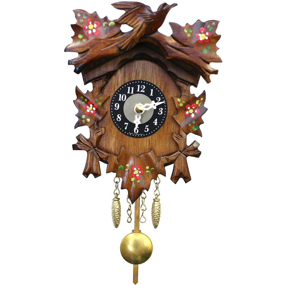 125-6QP - Engstler Battery-operated Clock - Mini Size - 5.5"H x 4"W x 2.75"D. Picture 1