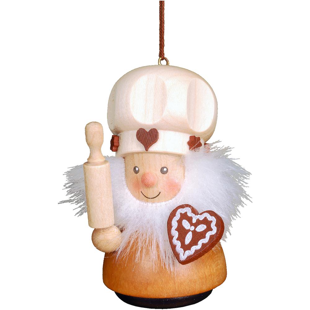 Christian Ulbricht Ornament - Gingerbread Baker - 3"H x 2"W x 2"D. Picture 1