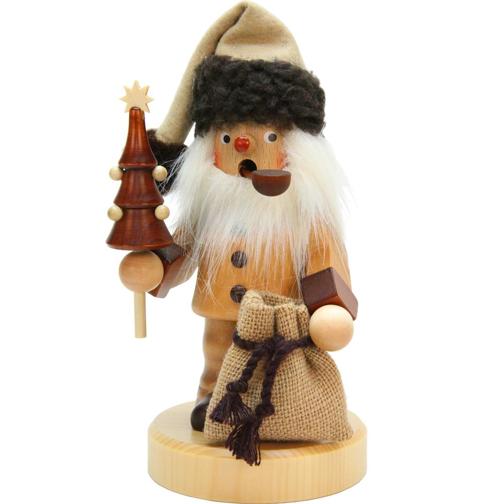 Christian Ulbricht Incense Burner - Santa (Natural) - 8"H x 4.5"W x 4"D. Picture 1