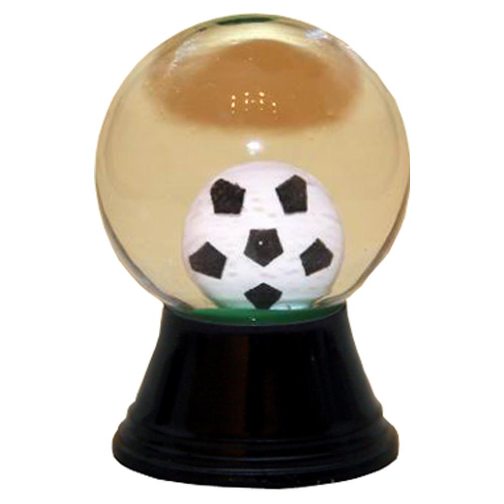 Perzy Snowglobe, Mini Soccer Ball - 1.5"H x 1"W x 1"D. The main picture.