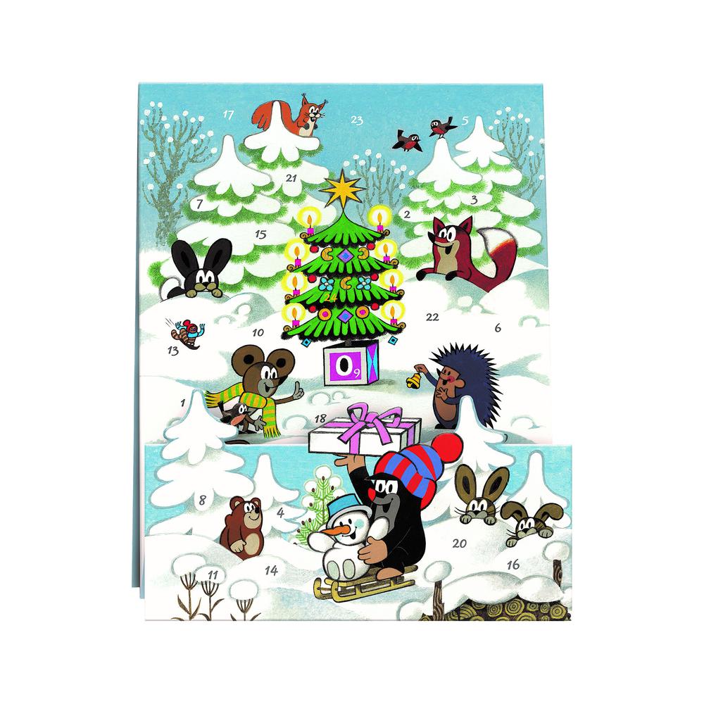 11735 - Korsch Advent - Cartoon Forest Animals - 11.5"H x 8.5"W x .1"D. Picture 1