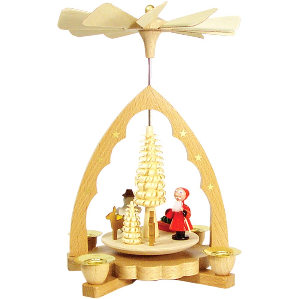 163 - Graupner Pyramid - Holy Family Scene - 5"H x 5.5"W x 4.5"D. Picture 18