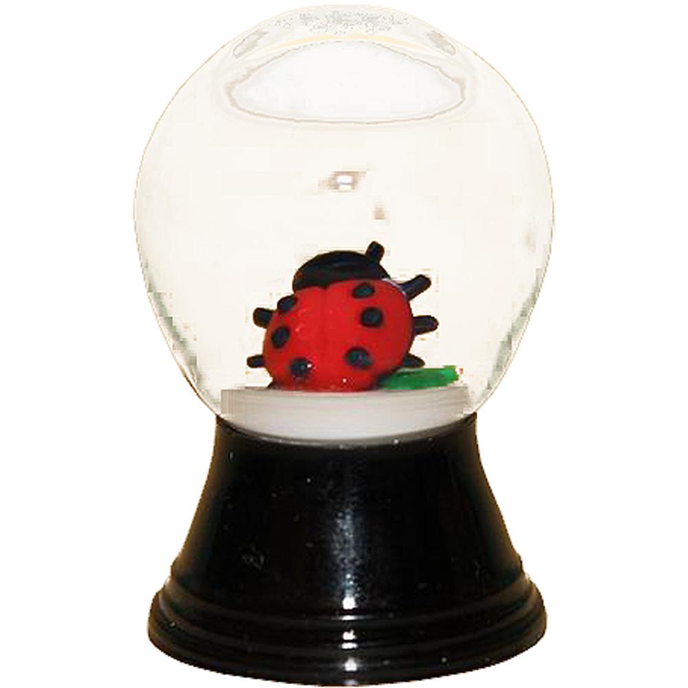 Perzy Snowglobe, Mini Ladybug - 1.5"H x 1"W x 1"D. Picture 1