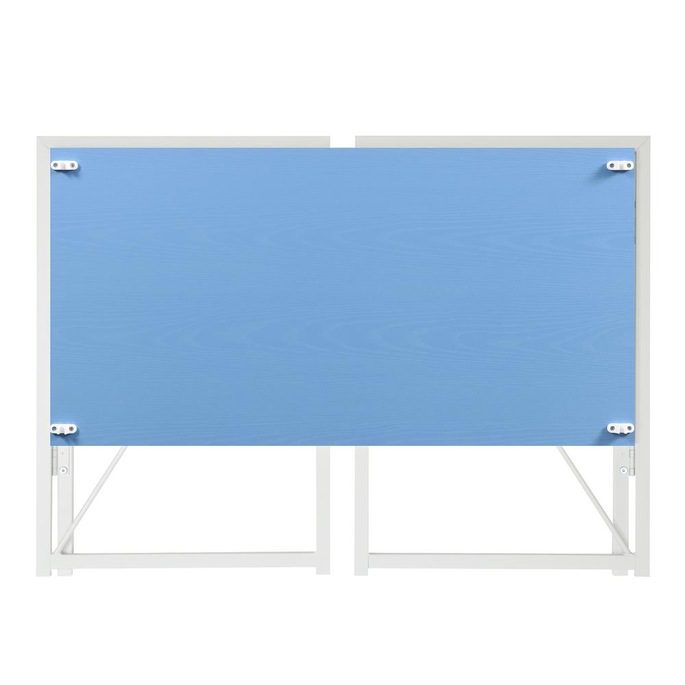 Xtra Folding Desk, Blue/White. Picture 4