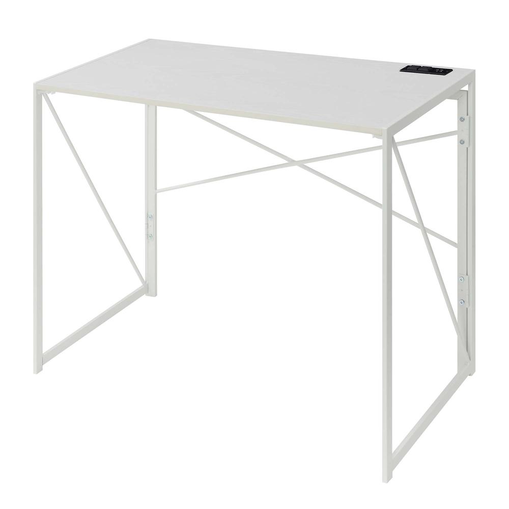 Xtra Folding Desk with Charging Station, R7-138. Picture 1