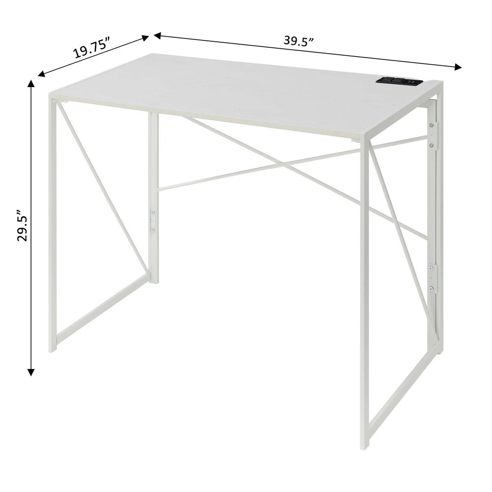 Xtra Folding Desk with Charging Station, R7-138. Picture 5
